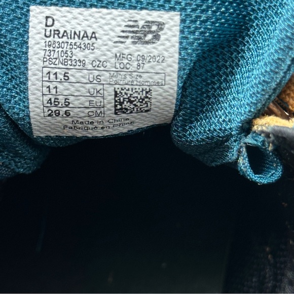 New Balance Rainer Men's Size 10.5, 11.5 UURAINAA Beige Blue Lace Up - Picture 8 of 9